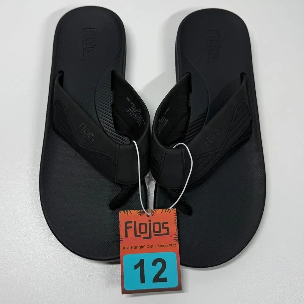 NWT Flojos Men's  Padre Flip Flops Thongs Sandals Size: 12